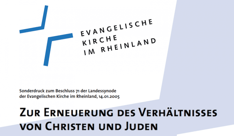 Erneuerung des Verhältnisses von Christen und Juden 