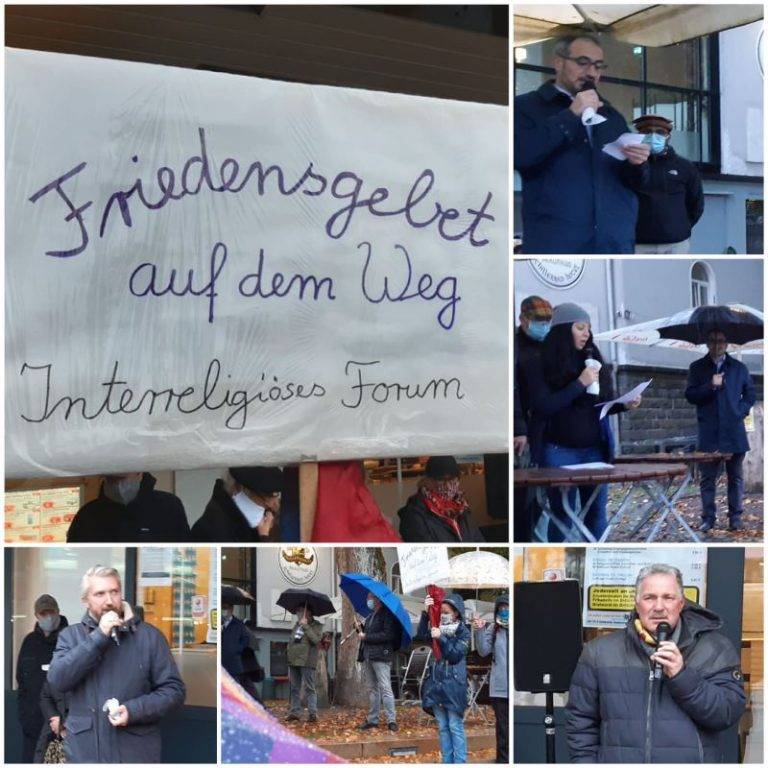 Friedensgebet auf dem Weg von Religionsgemeinschaften in Lüdenscheid Friedensgebet auf dem Weg von Religionsgemeinschaften in Lüdenscheid