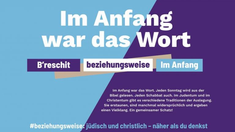 „#beziehungsweise: jüdisch und christlich – näher als du denkst“ – Kampagne der kath. u. ev. Kirche gegen Antisemitismus