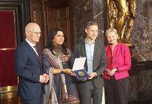 Verleihung der Buber-Rosenzweig-Medaille an muslimisch-jüdisches Ehepaar Saba-Nur Cheema und Meron Mendel